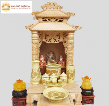 Đồ thờ Canh Nậu cung cấp bàn thờ Thần Tài